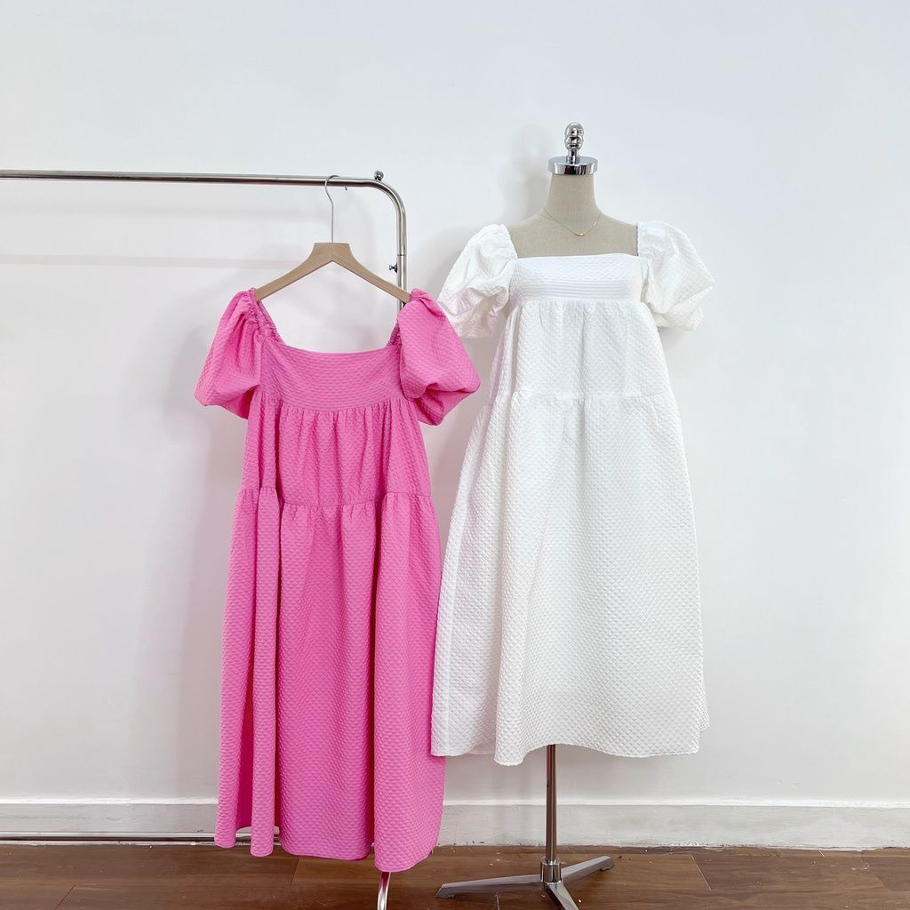 GOÛT DE JUN - Đầm nữ babydoll thiết kế hơ lưng   - KATIE DRESS