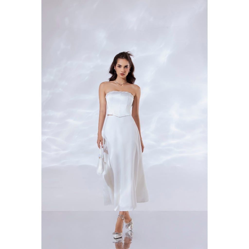 Chân Váy Lụa Nữ Dáng Dài - SWAN SKIRT - GOÛT DE JUN