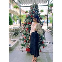 GOÛT DE JUN - Áosơ mi cổ bèo họa tiết hoa - RIA TOP