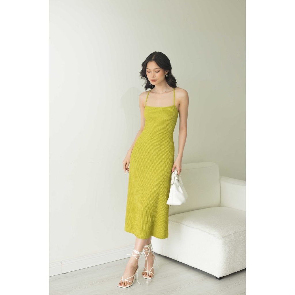 GOÛT DE JUN - Đầm nữ thun hai dây dáng dài   - Katin Dress