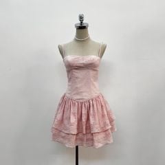 Đầm nữ hai dây thiết kế form xòe hai tầng HONI DRESS - GOÛT DE JUN