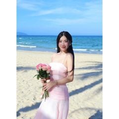 Đầm Nữ Maxi Ôm Body Hai Dây Nhún Eo Dáng Xòe Tôn Dáng - OTANI DRESS - GOÛT DE JUN