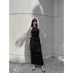 Đầm Nữ Cổ Yếm Hở Lưng Dáng Dài Tôn Body - JASME DRESS - GOÛT DE JUN