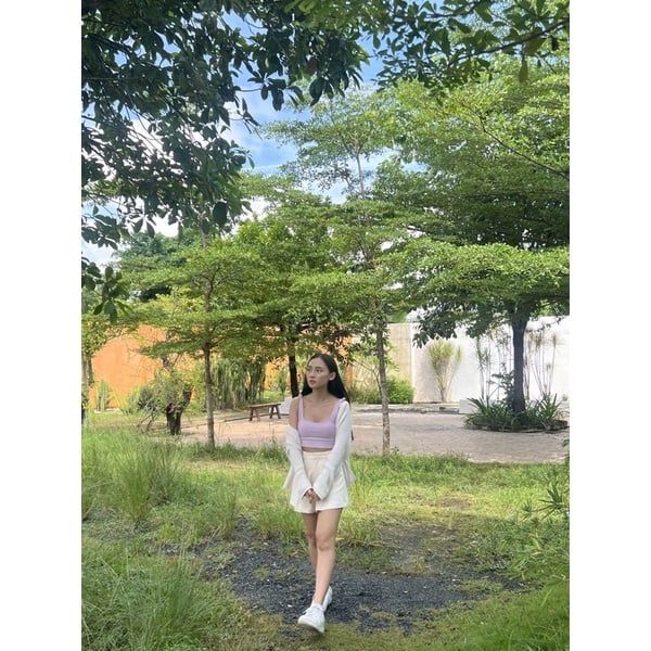 GOÛT DE JUN - Áo croptop thun dây cột kiểu - Koma Top