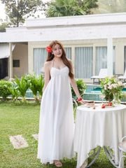 Đầm Nữ HIYOR Maxi Đi Biển Mùa Hè Hở Lưng GOÛT DE JUN