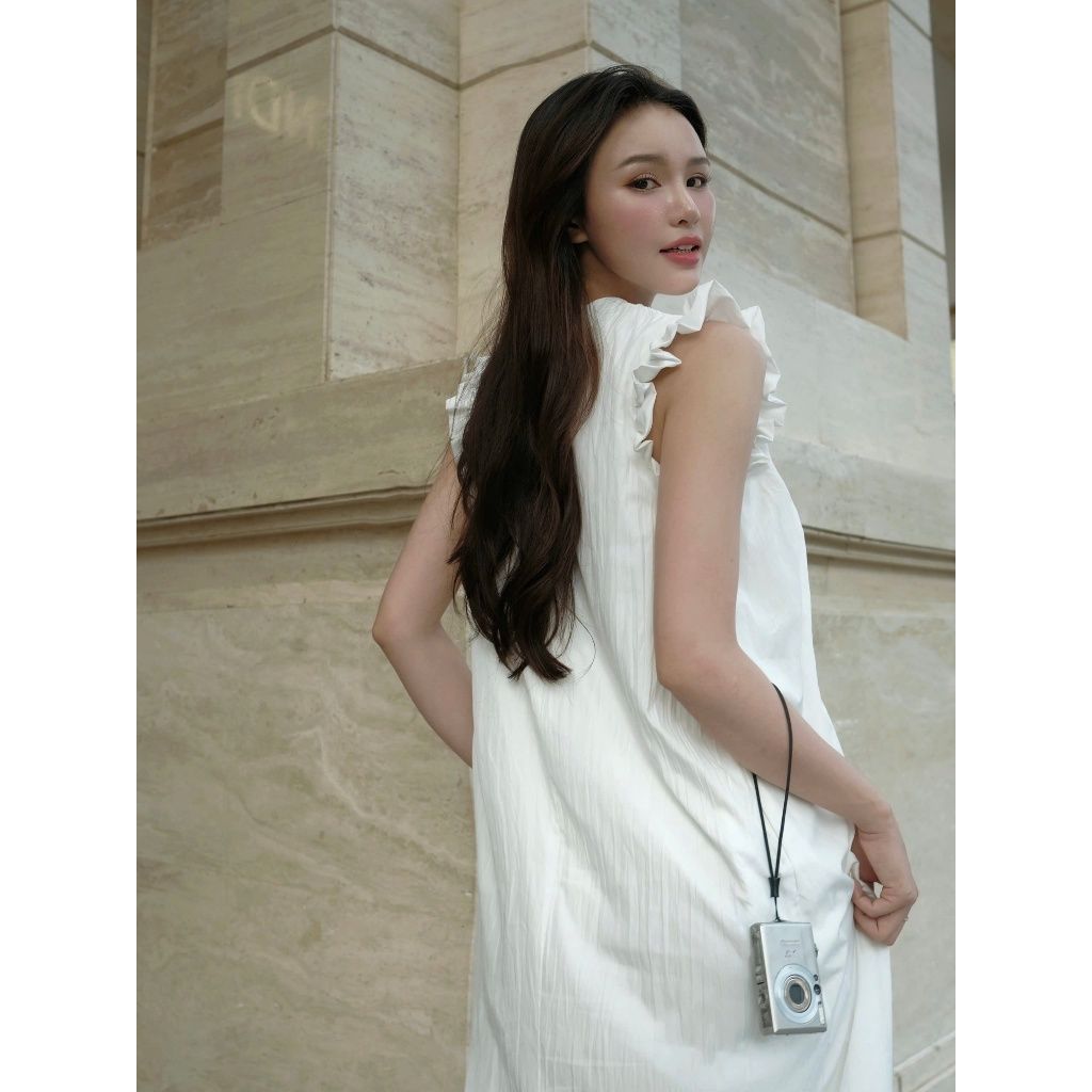 Đầm Nữ Thiết Kế Cánh Tiên Freesize Dáng Dài Dễ Thương - ANDES DRESS - GOÛT DE JUN