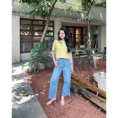 Quần Jeans Nữ Ống Rộng BASIC Thời Trang - MURAY JEAN - GOÛT DE JUN