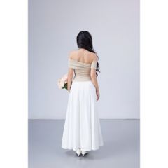 Chân Váy Nữ Dáng Dài Xếp Li Basic - MAZY SKIRT - GOÛT DE JUN