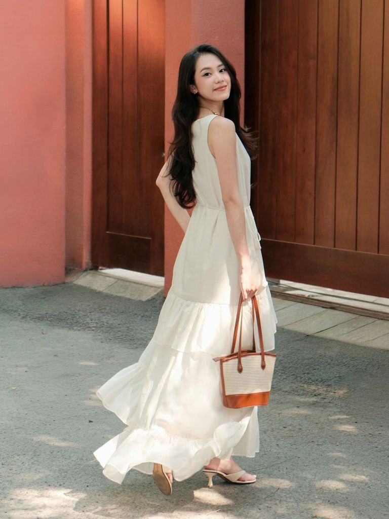 Đầm Nữ JOSUE DRESS Form Xòe Tầng Tiểu Thư GOÛT DE JUN