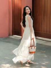 Đầm Nữ JOSUE DRESS Form Xòe Tầng Tiểu Thư GOÛT DE JUN