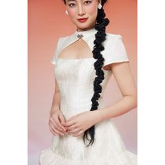 Đầm Sườn Xám Dáng Ngắn Thiết Kế Đuôi Cá Dành Cho Nữ - PENIE DRESS -GOÛT DE JUN