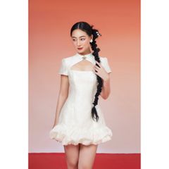 Đầm Sườn Xám Dáng Ngắn Thiết Kế Đuôi Cá Dành Cho Nữ - PENIE DRESS -GOÛT DE JUN