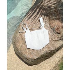 Áo Croptop Nữ Hai Dây Bảng To Freesize Dễ Thương  - THALIE TOP - GOÛT DE JUN