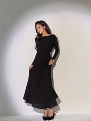 Đầm Nữ SIDTY DRESS Form Dài Khoét Lưng Phối Dây Đá Quyến Rũ Dự Tiệc GOUT DE JUN
