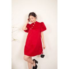 GOÛT DE JUN - Đầm nữ cổ tàu tay bồng - JIA DRESS