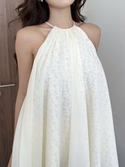 Đầm Nữ AZIREL Cổ Yếm Phối Voan Dễ Thương GOÛT DE JUN