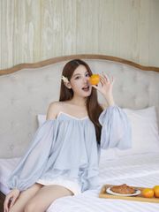 Áo Babydoll Nữ MELWIN Trễ Vai Tay Dài Mùa Hè Dễ Thương GOÛT DE JUN