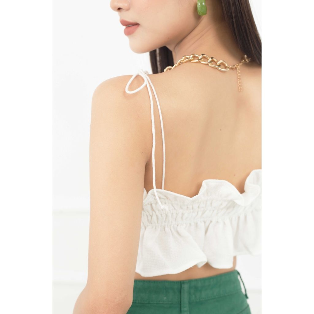GOÛT DE JUN - Áo hai dây croptop - Lioky Top