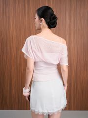 Chân Váy Nữ XIETY Chữ A Basic Phối Ren Nữ Tính GOÛT DE JUN