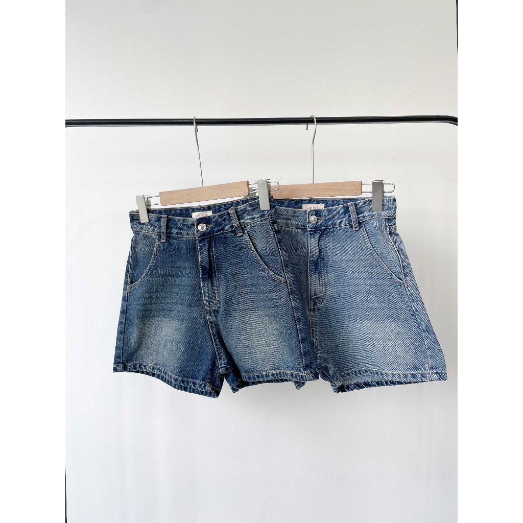 Quần Short Jean Nữ Ngắn Lưng Cao - SUME SHORT- GOÛT DE JUN
