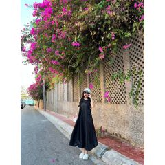 Đầm Nữ Cổ Yếm Dài Dáng Bí Hot Trend - MARIE DRESS - GOÛT DE JUN