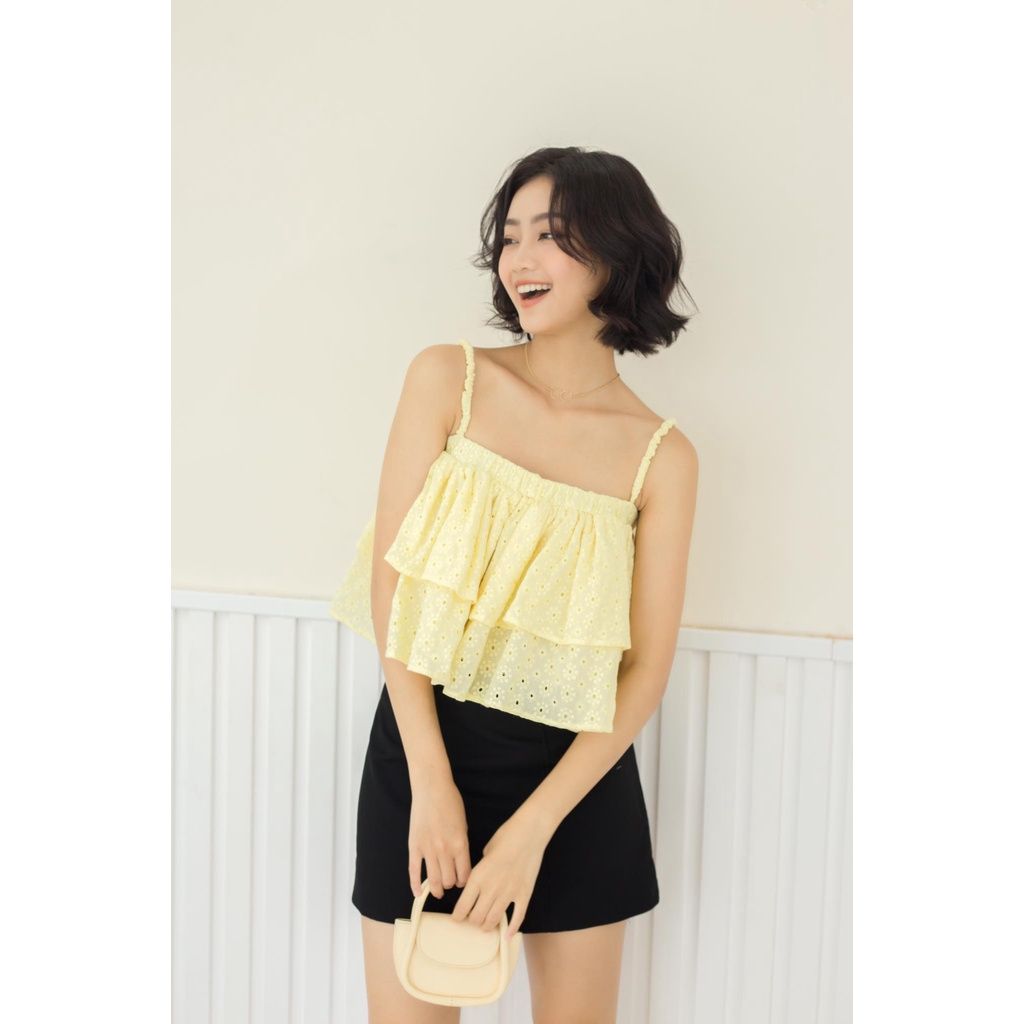 GOÛT DE JUN - Áo hai dây babydoll - Rachel Top