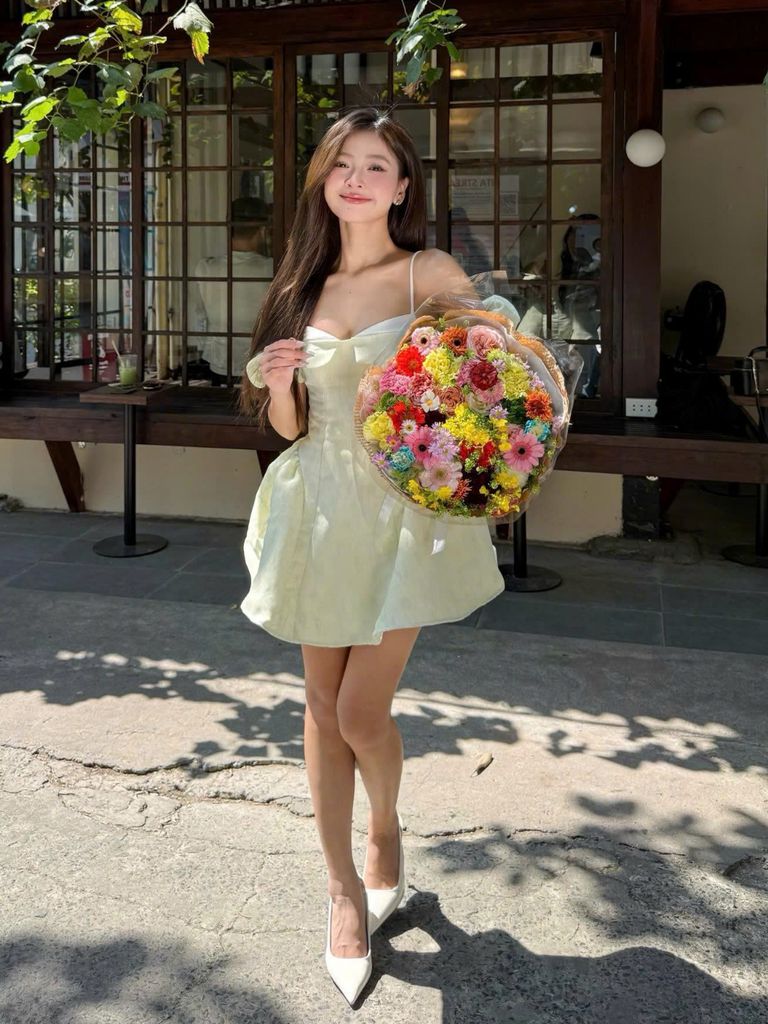 Đầm Nữ NANIR Dáng Ngắn Trễ Vai Cúp Ngực Form A Dự Tiệc GOÛT DE JUN