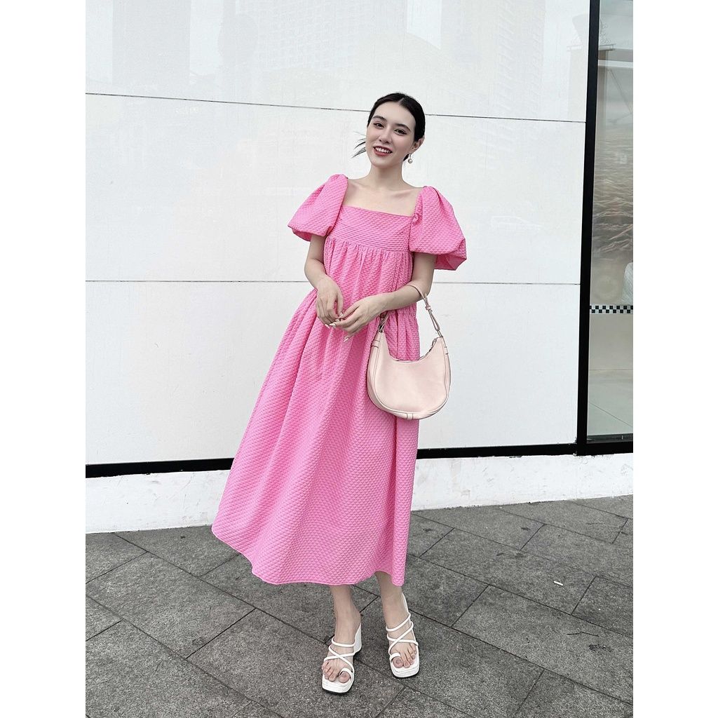 GOÛT DE JUN - Đầm nữ babydoll thiết kế hơ lưng   - KATIE DRESS