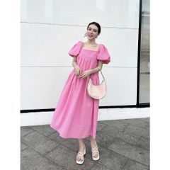 GOÛT DE JUN - Đầm nữ babydoll thiết kế hơ lưng   - KATIE DRESS