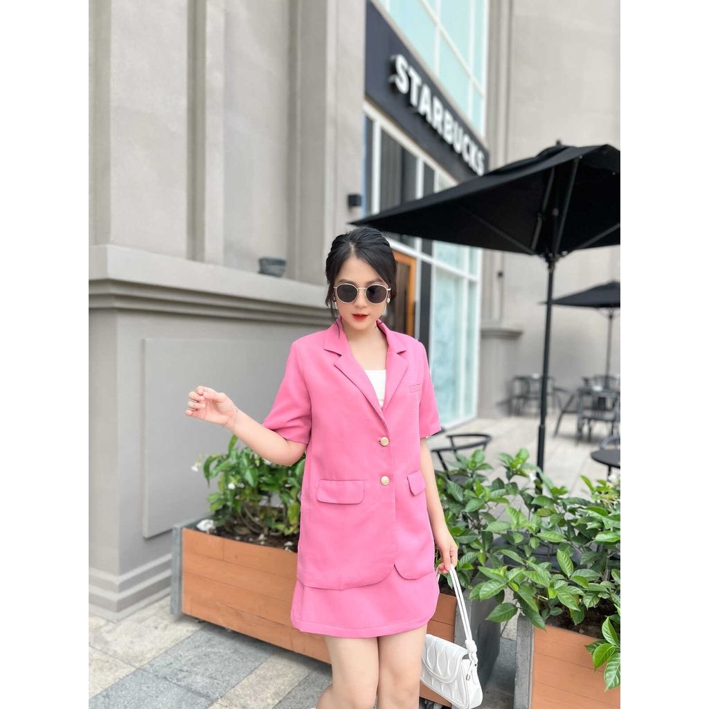 GOÛT DE JUN - Áo blazer nữ tay ngắn - Charlise top