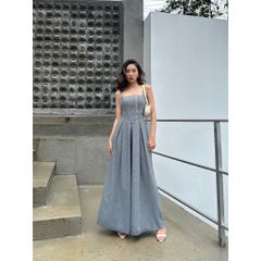 Jumpsuit Cúp Ngực Quần Ống Rộng Trơn Đơn Giản Cho Nữ - HANKY JUMP - GOÛT DE JUN