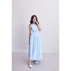 Đầm Nữ Dài Freesize Phối Thắt Lưng Tôn Dáng - ANDRA DRESS - GOÛT DE JUN
