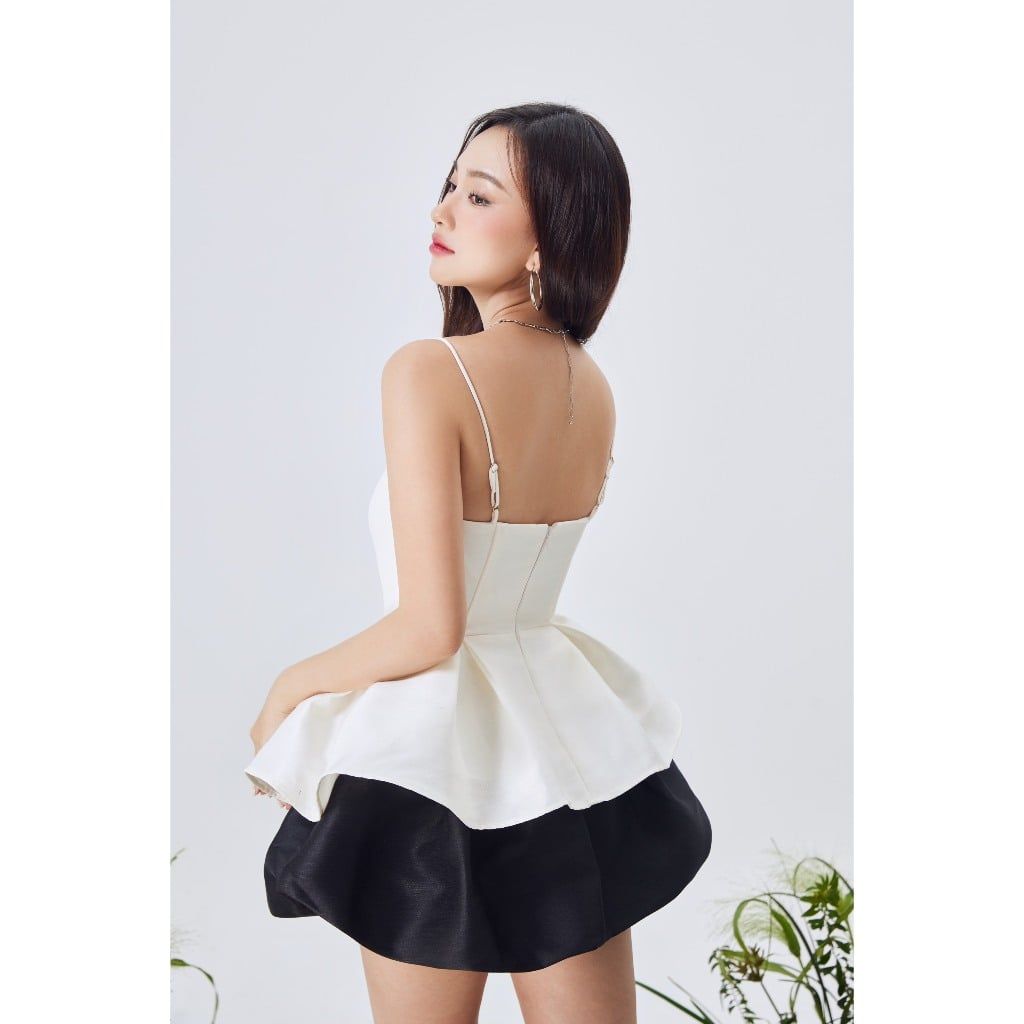Áo Kiểu Nữ Hai Dây Dáng Peplum Bánh Bèo - ONIE TOP - GOÛT DE JUN