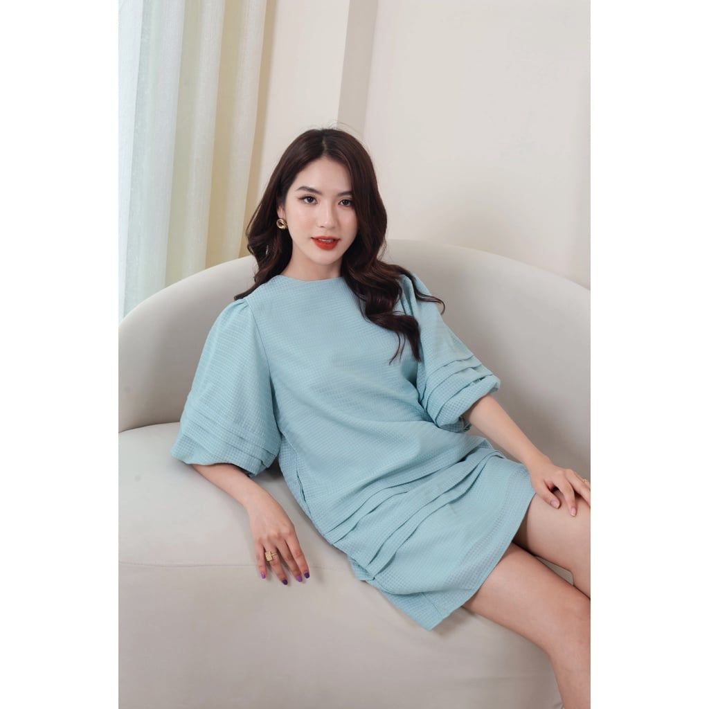 GOÛT DE JUN - Đầm nữ dáng suông tay phồng - Yuki Dress