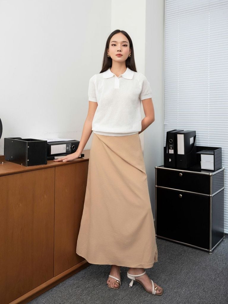 Chân Váy Nữ Rorik Dáng Dài Nữ Tính GOÛT DE JUN