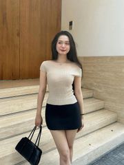 Chân Váy Nữ AGNESS Form Ngắn Basic GOÛT DE JUN