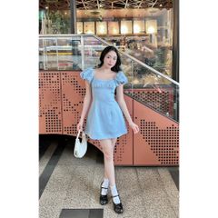 Đầm Nữ Tay Phồng Form Ngắn Mini Trẻ Trung - NANCY DRESS - GOÛT DE JUN