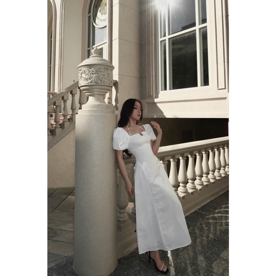 Đầm Nữ Nữ Đi Tiệc Tay Phồng Thanh Lịch Nữ Tính - POLIE DRESS - GOÛT DE JUN