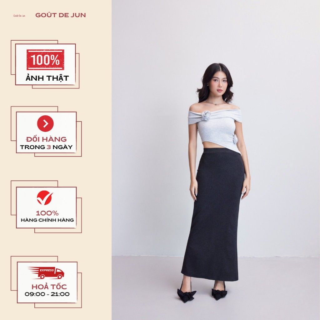 Chân Váy Thun Đuôi Cá Dài Tôn Dáng - MAIKA SKIRT - GOÛT DE JUN