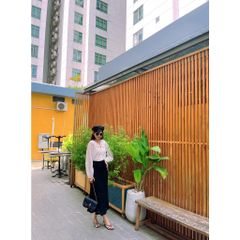GOÛT DE JUN - Áosơ mi cổ bèo họa tiết hoa - RIA TOP