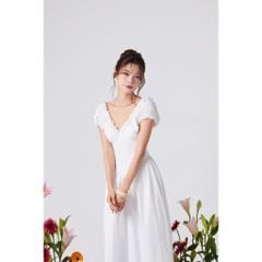 Đầm Nữ Dáng Dài Cổ V Dáng Xoè - DENZYS DRESS - GOÛT DE JUN