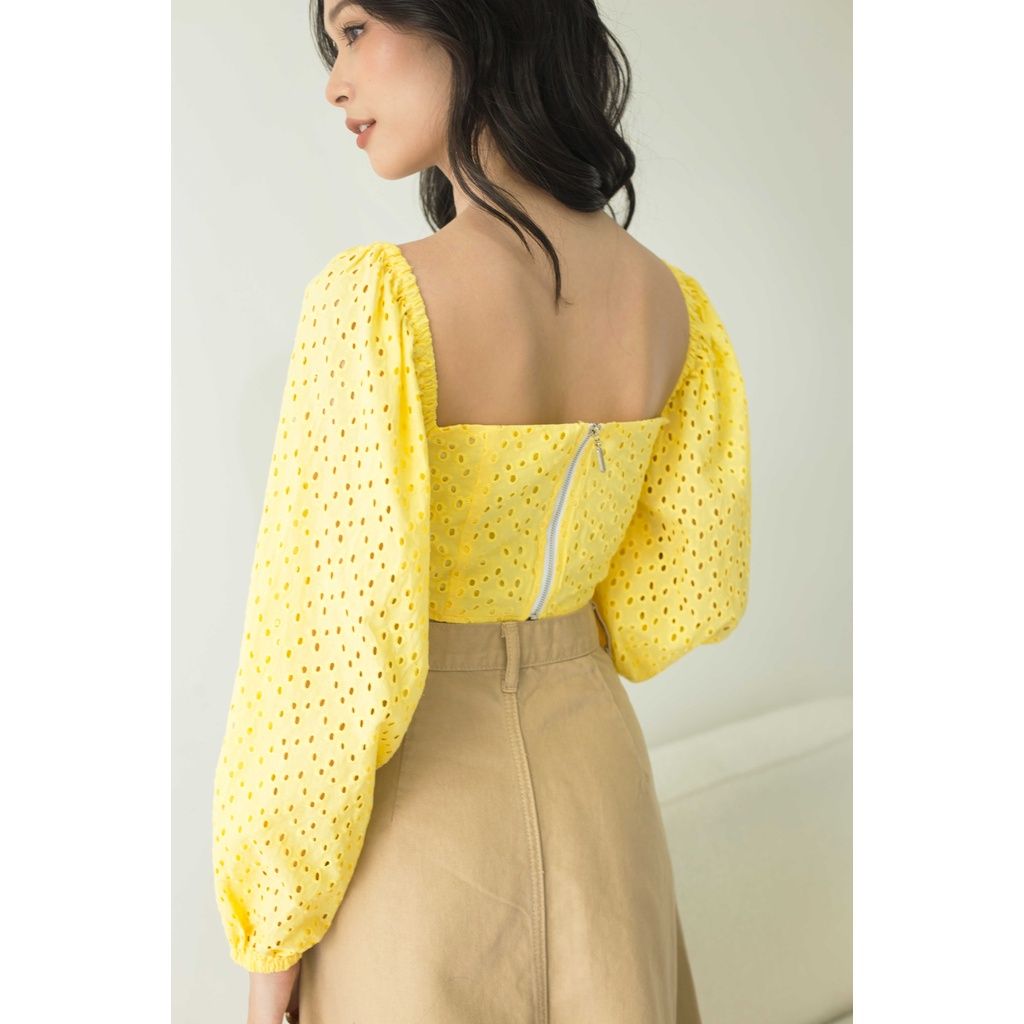 GOÛT DE JUN - Áo croptop tay dài - Jocasta Top