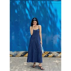 Đầm Hai Dây Kiểu Dáng Xòe Form Dài Trẻ Trung - RIAL DRESS - GOÛT DE JUN