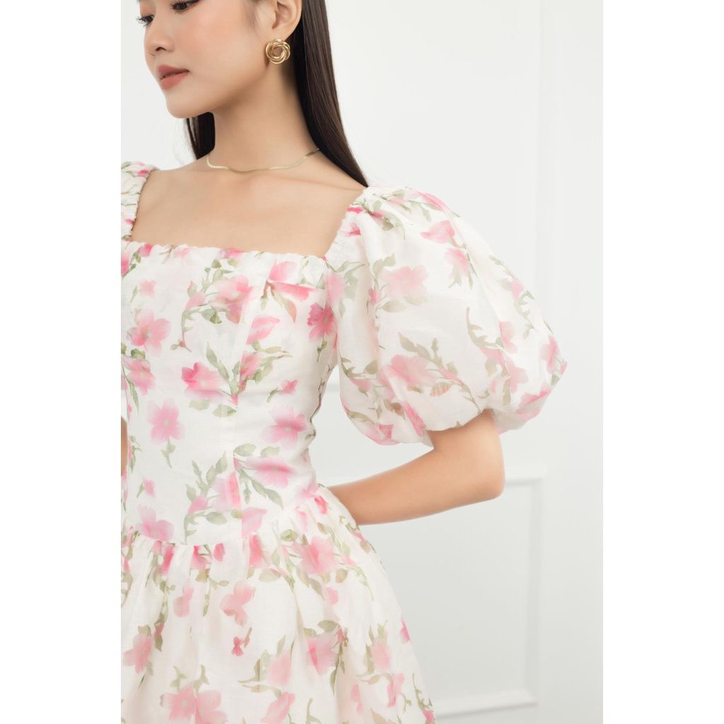 GOÛT DE JUN - Đầm hoa tay bồng - Maisie Dress