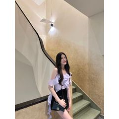 Áo Hai Dây Voan Bèo Tua Rua Thời Trang Quyễn Rũ Cho Nữ - LINI TOP - GOÛT DE JUN