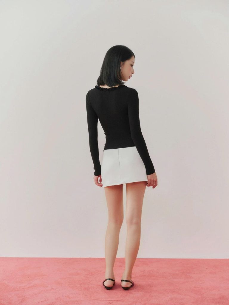 Chân Váy Nữ CLEOSI Form Ngắn Basic GOÛT DE JUN