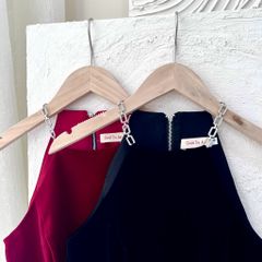 GOÛT DE JUN - Áo croptop nữ cổ yếm phối xích  - HOLI TOP