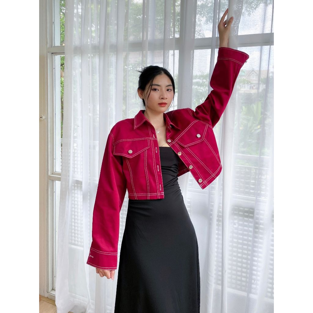 Áo Khoác Nữ Kaki Túi Hộp HAESOO JACKET - GOÛT DE JUN