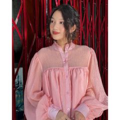 Áo Kiểu Tay Phồng Dài Babydoll Phong Cách Hàn Quốc - JISNA TOP -  GOÛT DE JUN