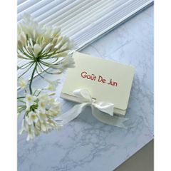 Hộp Quà Tặng Tự Gấp Thắt Nơ Xinh Xắn - GOÛT DE JUN